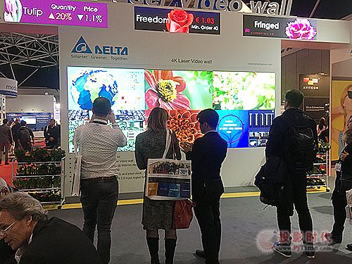 __ISE 2017չʾȫ4KⱳͶ@ʾVivitek̽®aƷ